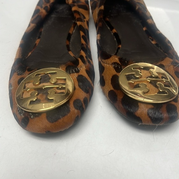 Tory Burch Leopard Flats very soft and like new - Picture 3 of 4